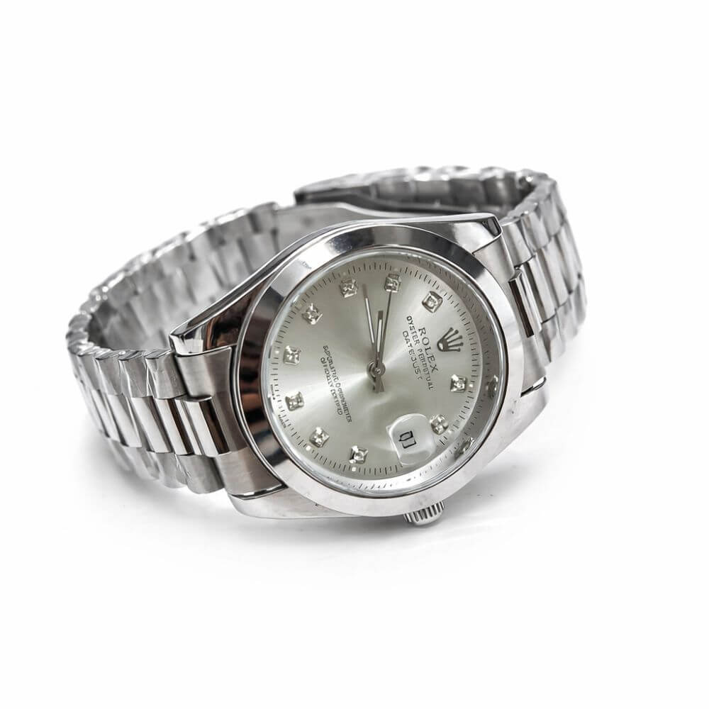Crystal Silver Elegance Watch